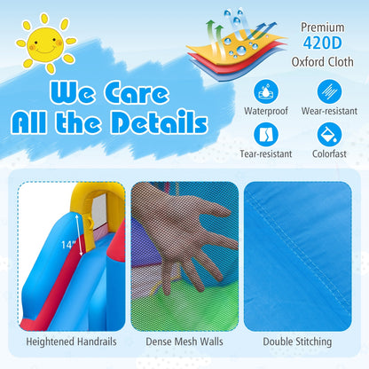 5-In-1 Inflatable Bounce Castle, Multicolor Bounce House at Gallery Canada