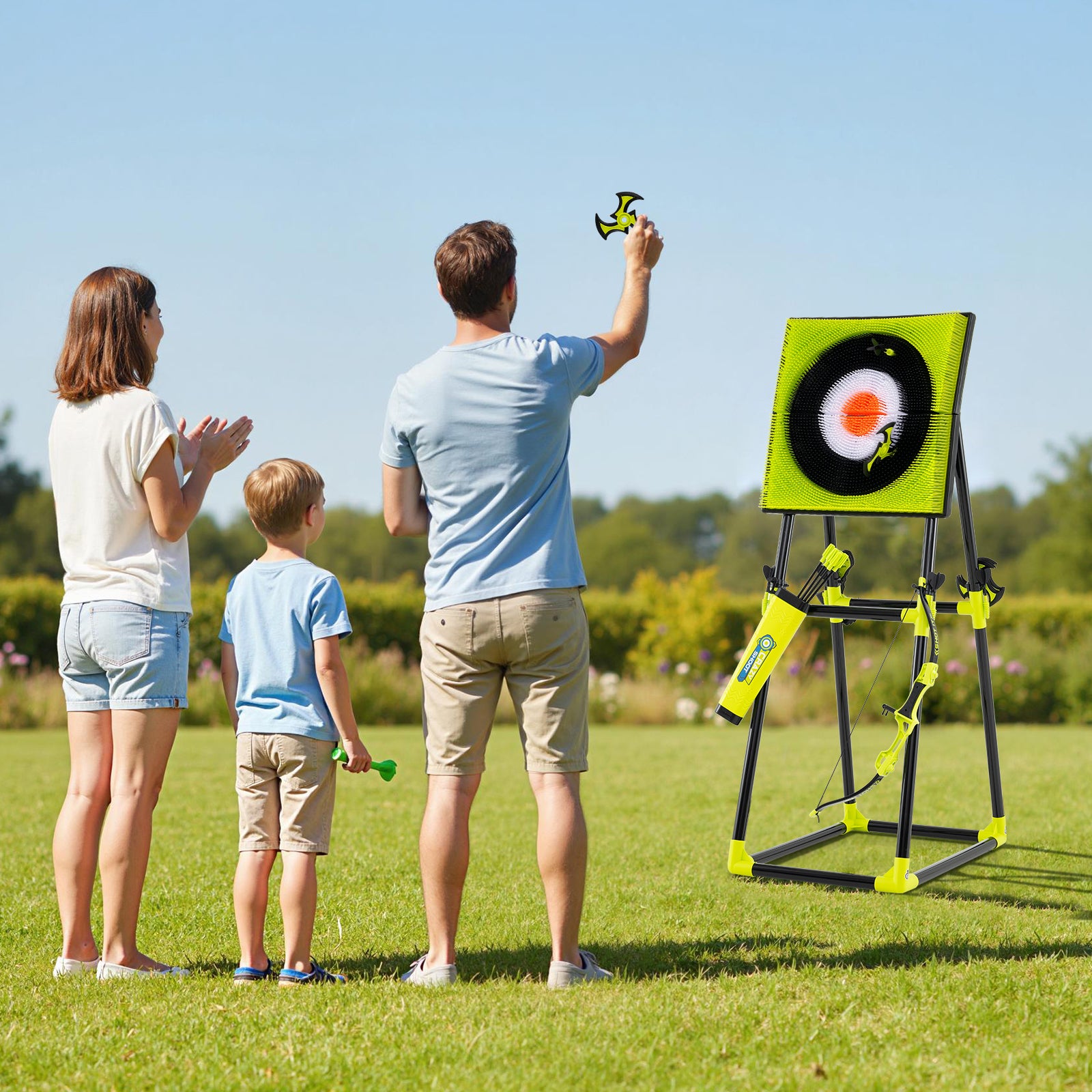 Kids Throwing Target Set, 4 In 1 Bristle Target Game Game Room at Gallery Canada
