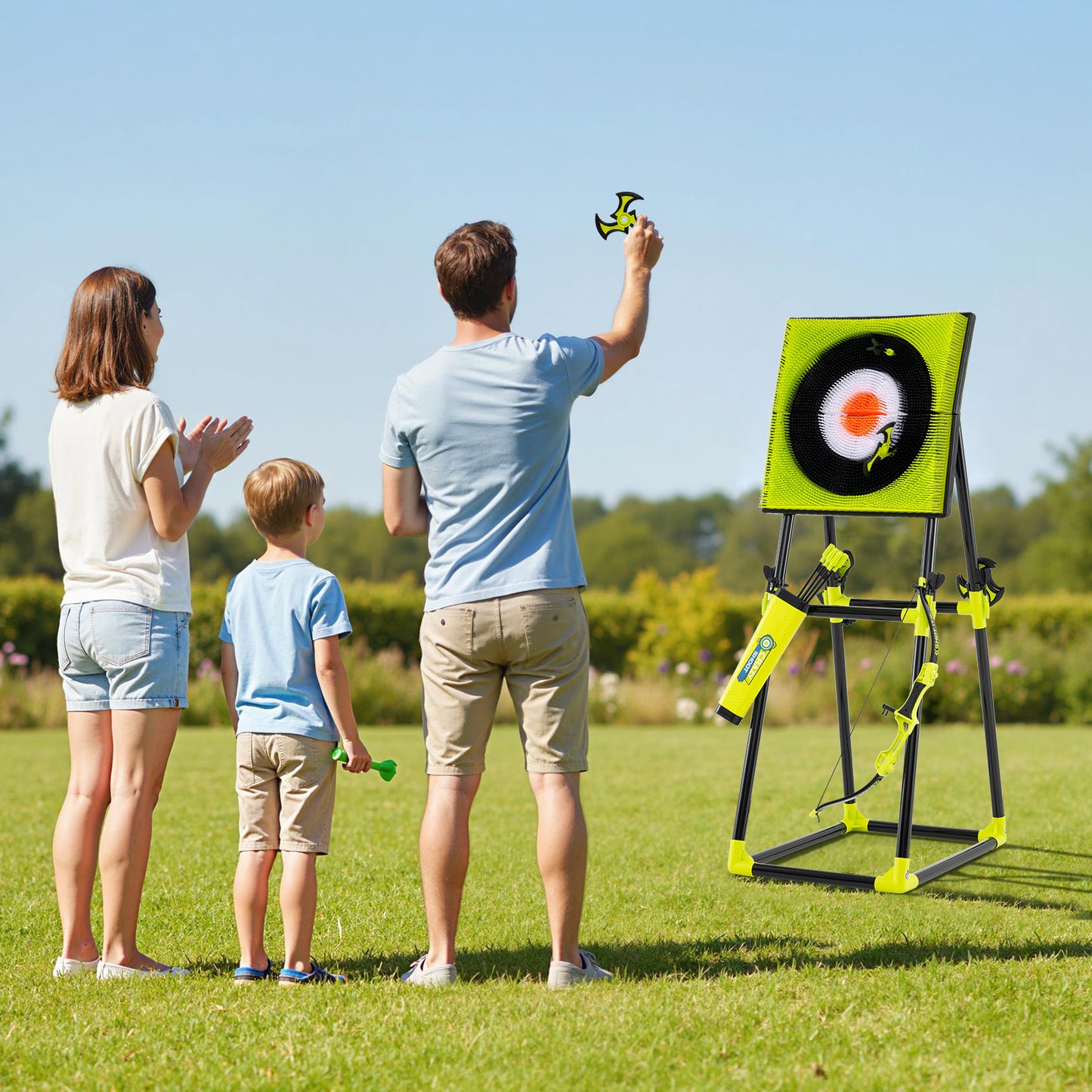 Kids Throwing Target Set, 4 In 1 Bristle Target Game Game Room at Gallery Canada