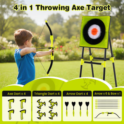 Kids Throwing Target Set, 4 In 1 Bristle Target Game Game Room at Gallery Canada
