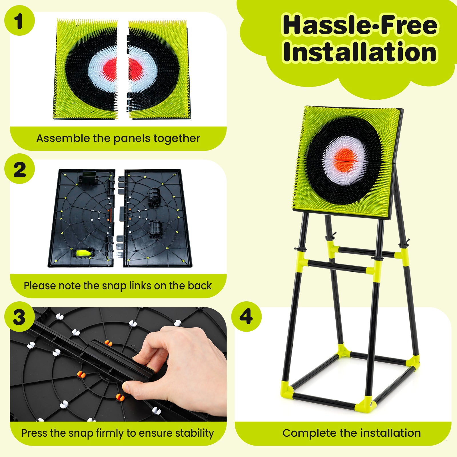 Kids Throwing Target Set, 4 In 1 Bristle Target Game Game Room at Gallery Canada