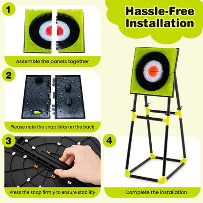 Kids Throwing Target Set, 4 In 1 Bristle Target Game Game Room at Gallery Canada
