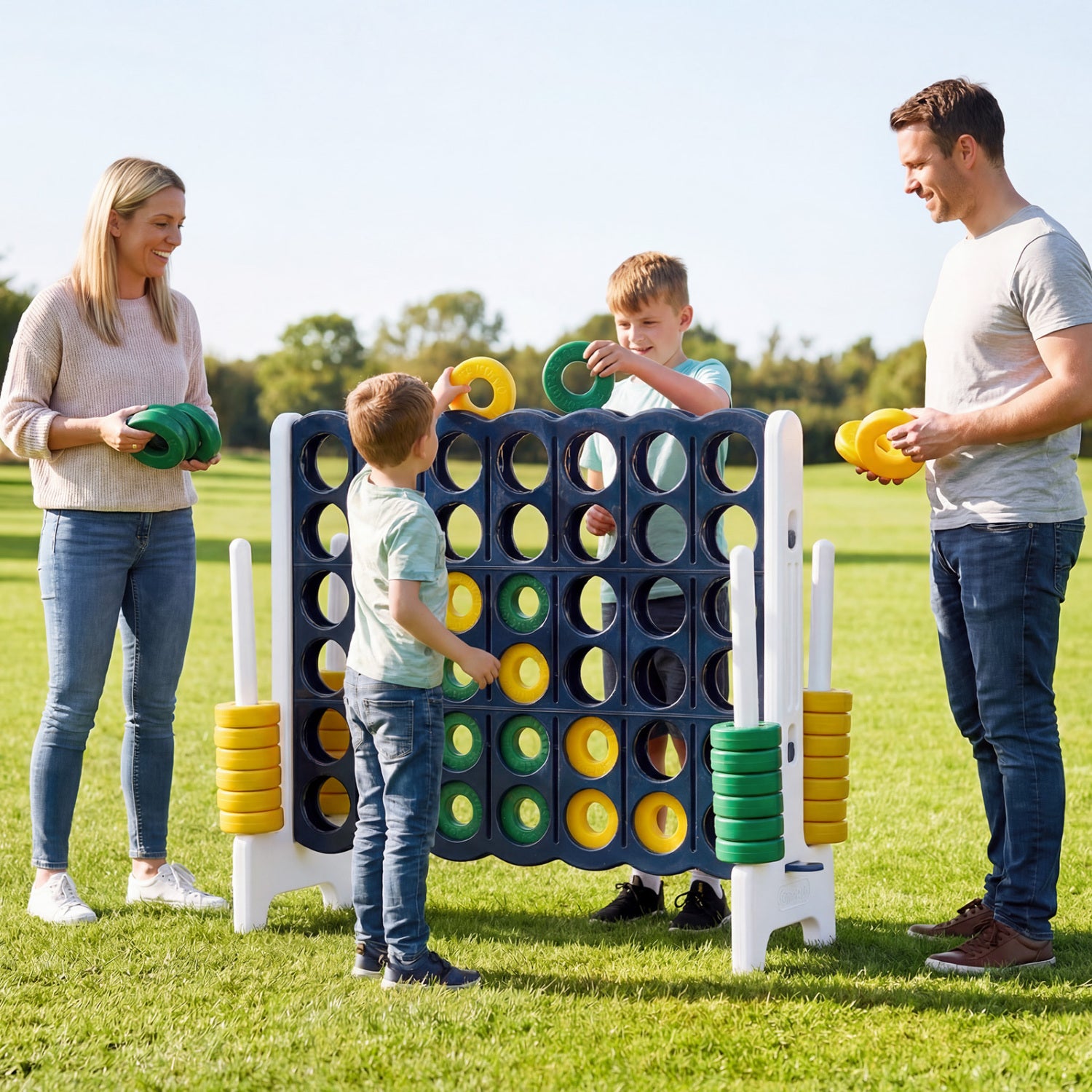 4-To-Score Giant 4 In A Row Game Set, Dark Blue Lawn Games at Gallery Canada
