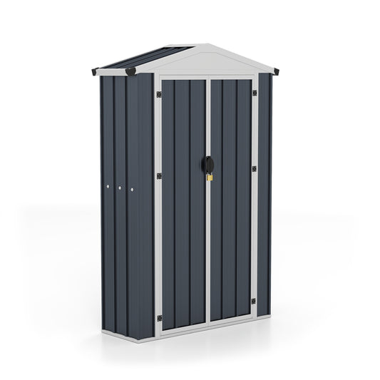 4 X 2 X 6 FT Outdoor Storage Shed, Sloping Roof, Lockable Door, Gray Sheds & Outdoor Storage Gray at Gallery Canada