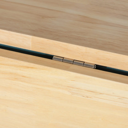 Rolling Kitchen Island with Storage, Drop Leaf, Rubber Wood Top, Light Blue Kitchen Islands & Kitchen Carts at Gallery Canada