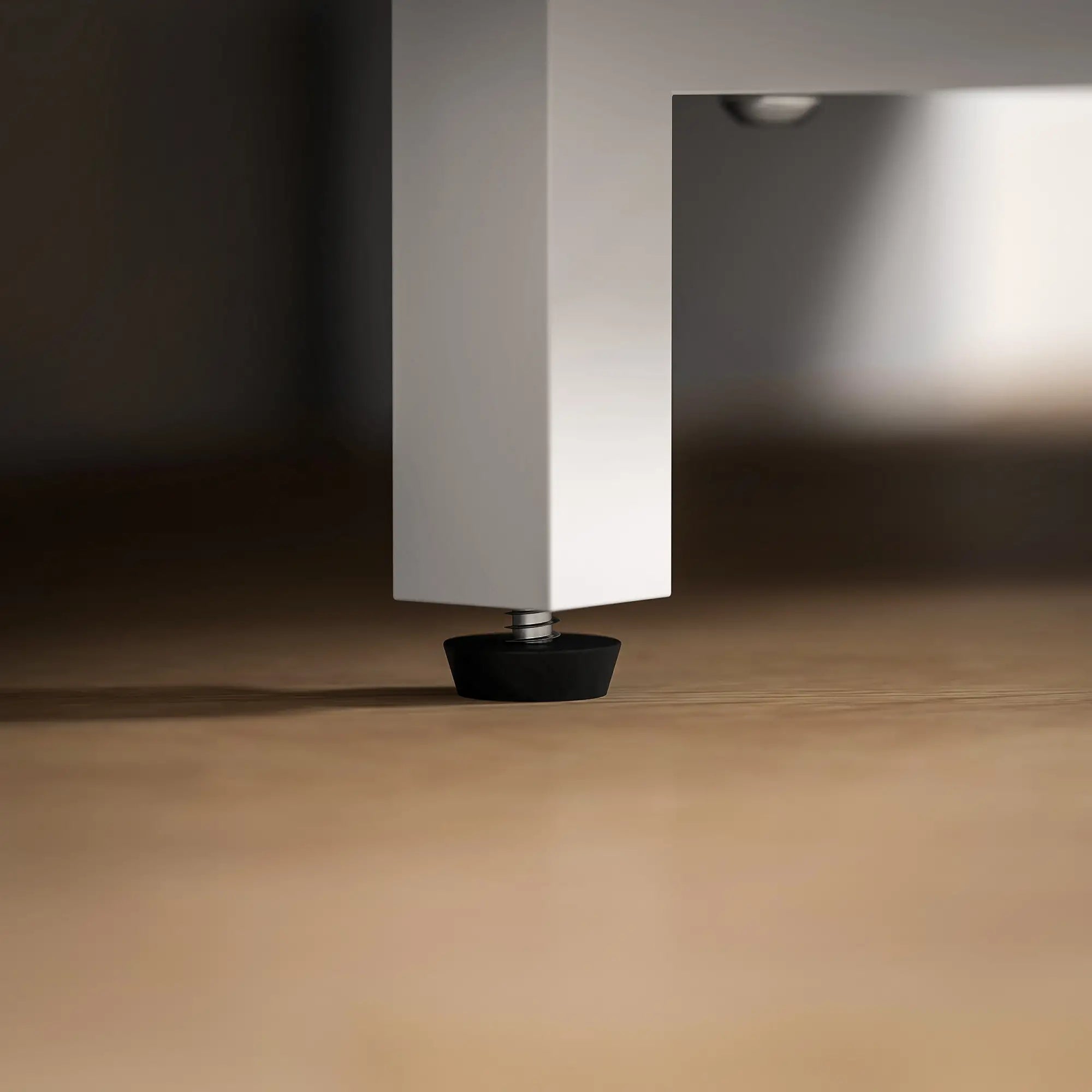 Corner TV Stand, Modern Table with 2 Shelves for 47 Inch TV, White TV Stands at Gallery Canada