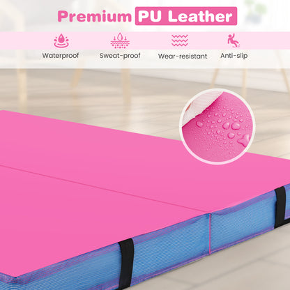 4ft x 4ft x 4in Bi-Folding Gymnastic Mat, Pink Yoga & Gym Mats at Gallery Canada