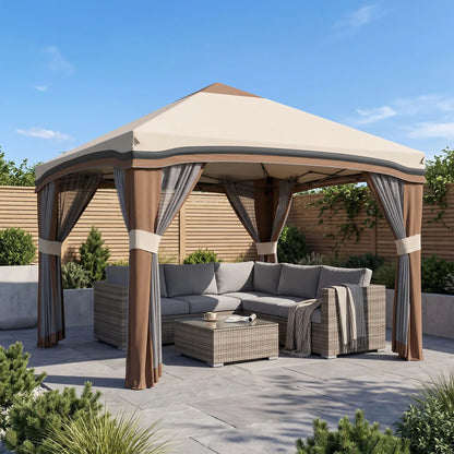 10' X 10' Pop Up Canopy With Netting, Foldable Tents, Height Adjustable Pop Up Canopies at Gallery Canada