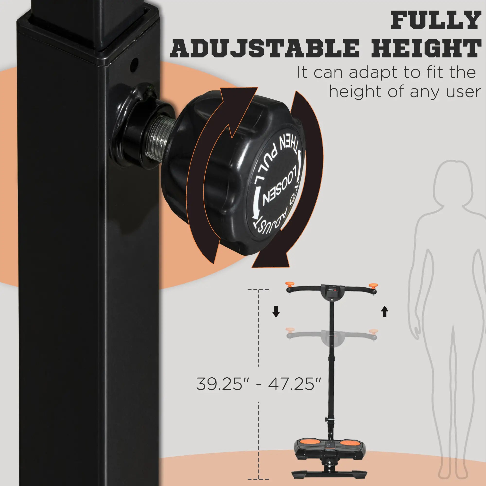 Foldable Ab Twister Board, Waist Trimmer, Workout Equipment with Screen Aerobic Equipment at Gallery Canada
