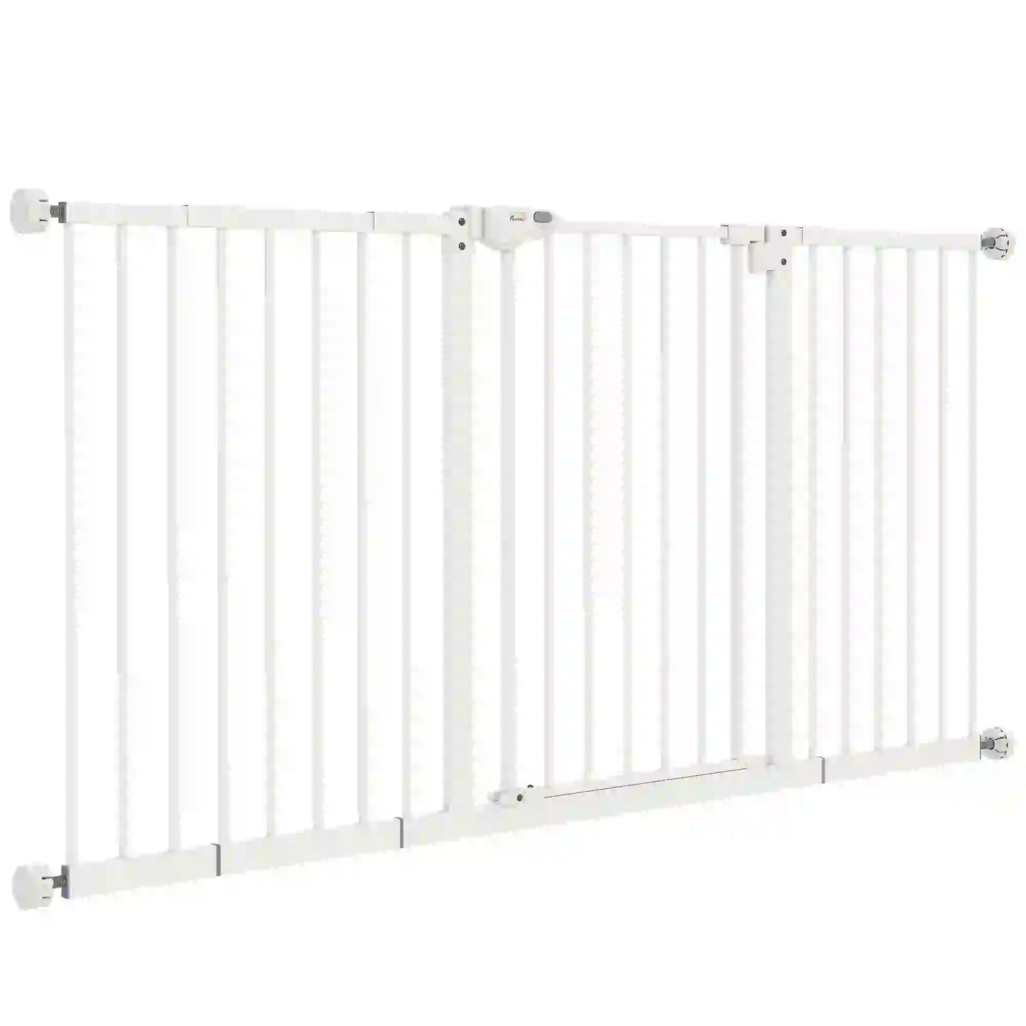 30 Inch Pet Gate with Door, 7", 8", 12" Extensions Kit Houses, Kennels & Pens White at Gallery Canada