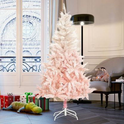 7ft Artificial Christmas Tree, Automatic Open, White and Pink Artificial Christmas Trees at Gallery Canada