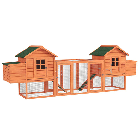 Extra Large Chicken Coop, Wooden Poultry House, Rabbit Hutch, Outdoor Run Chicken Coops Natural at Gallery Canada