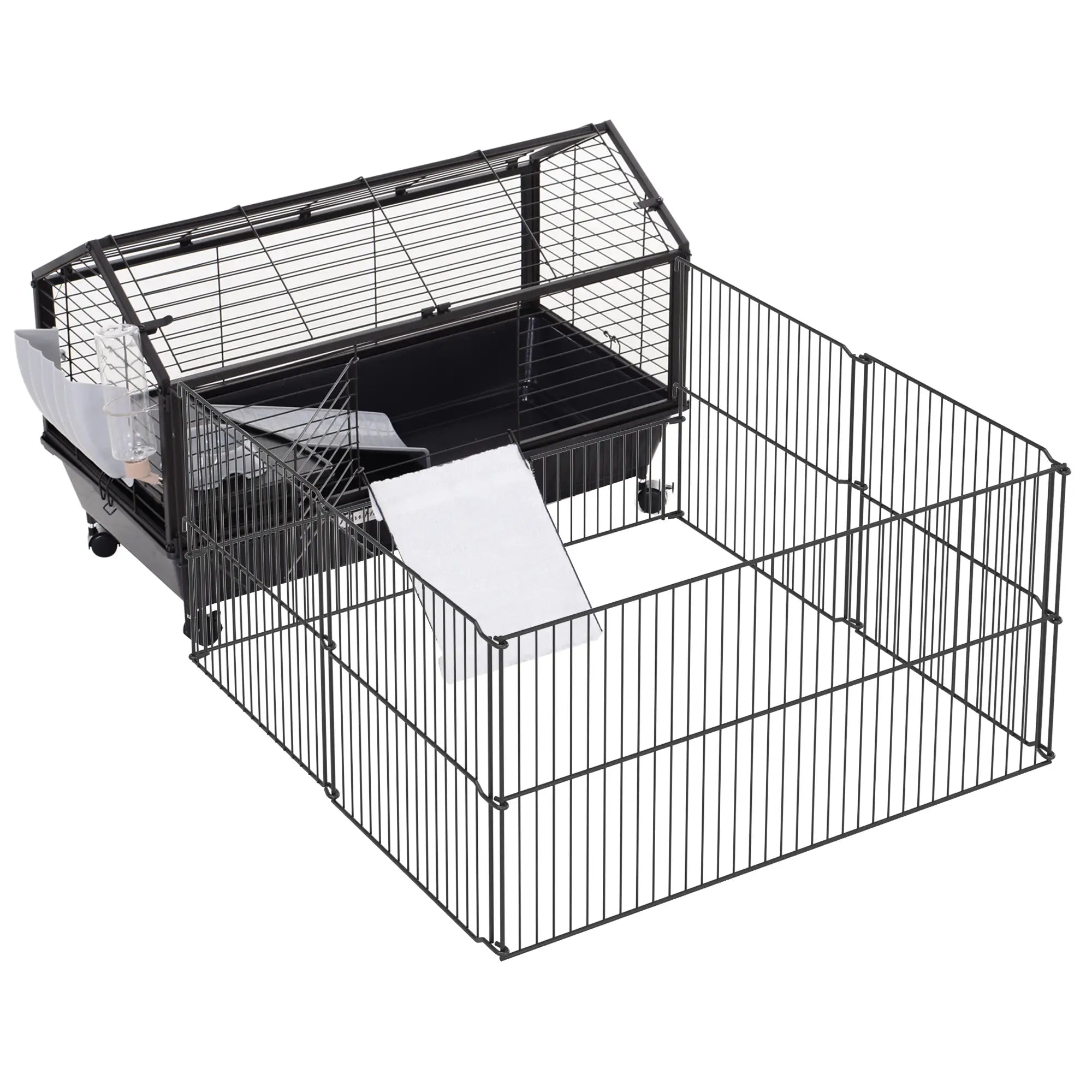 Metal Small Animal Cage, Rabbit Cage, 34.6