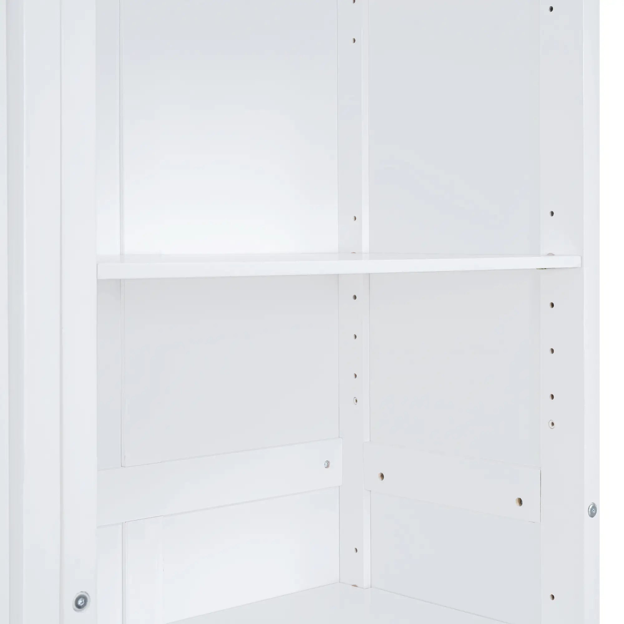 Murphy Bed with Shelves, Dual Piston Mechanism, 94