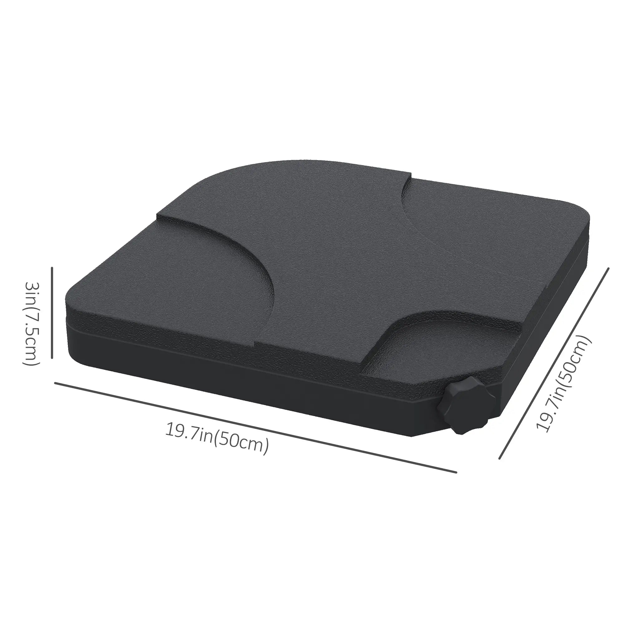4pc Portable Umbrella Base Weights, Garden Parasol Stand, Black Umbrella Bases at Gallery Canada