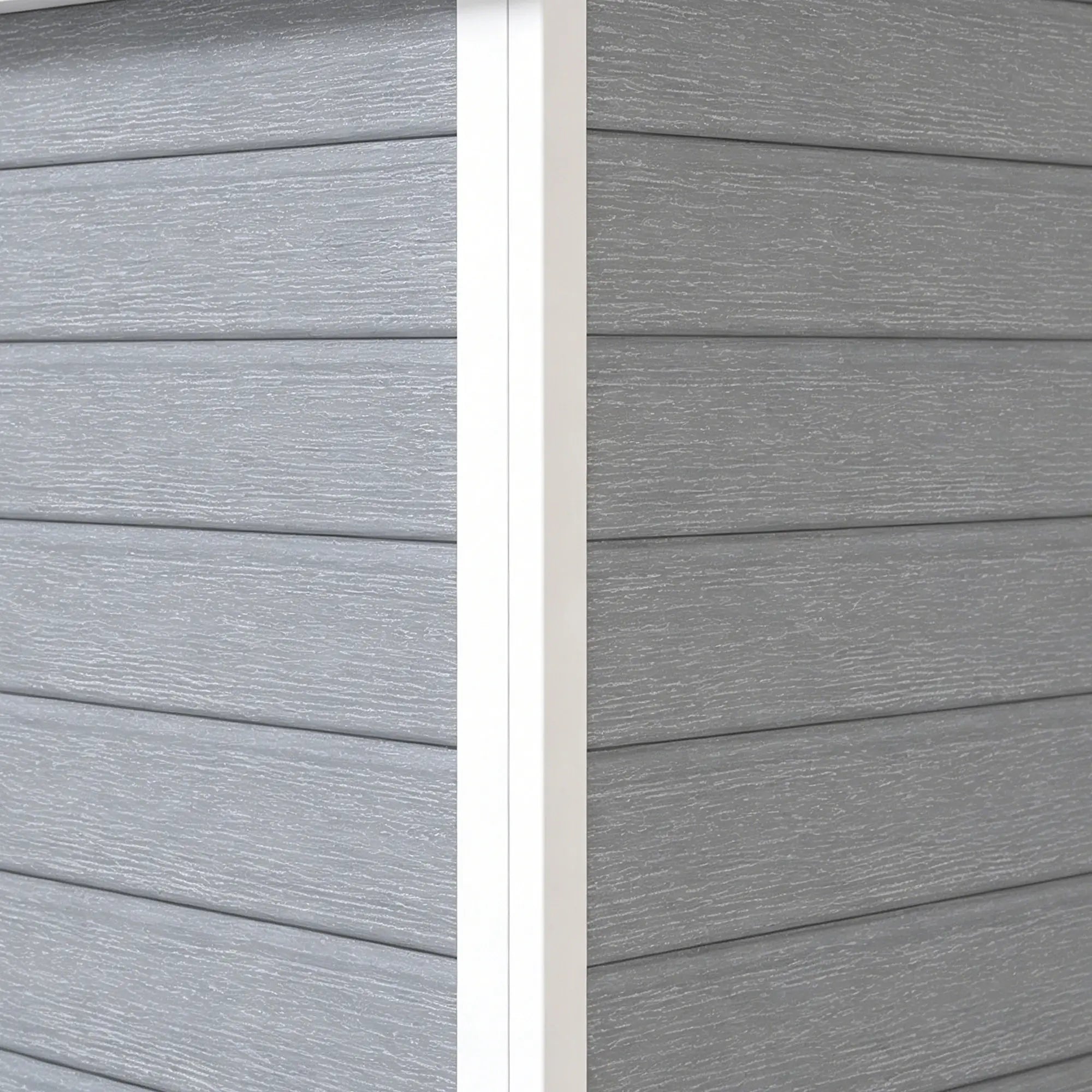 4'x5' Garden Tool Storage Shed, Lean to, Window, Vent, Plastic Roof, Grey Sheds at Gallery Canada