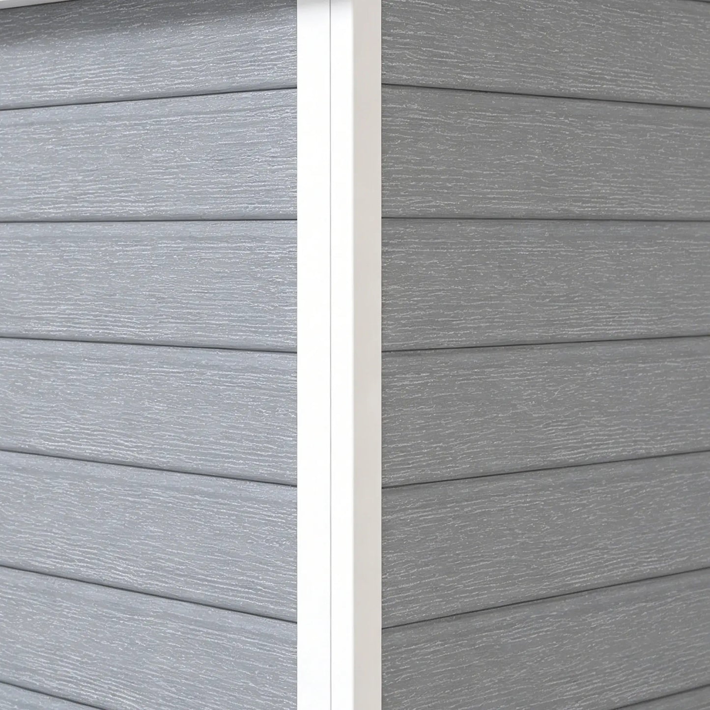 4'x5' Garden Tool Storage Shed, Lean to, Window, Vent, Plastic Roof, Grey Sheds at Gallery Canada