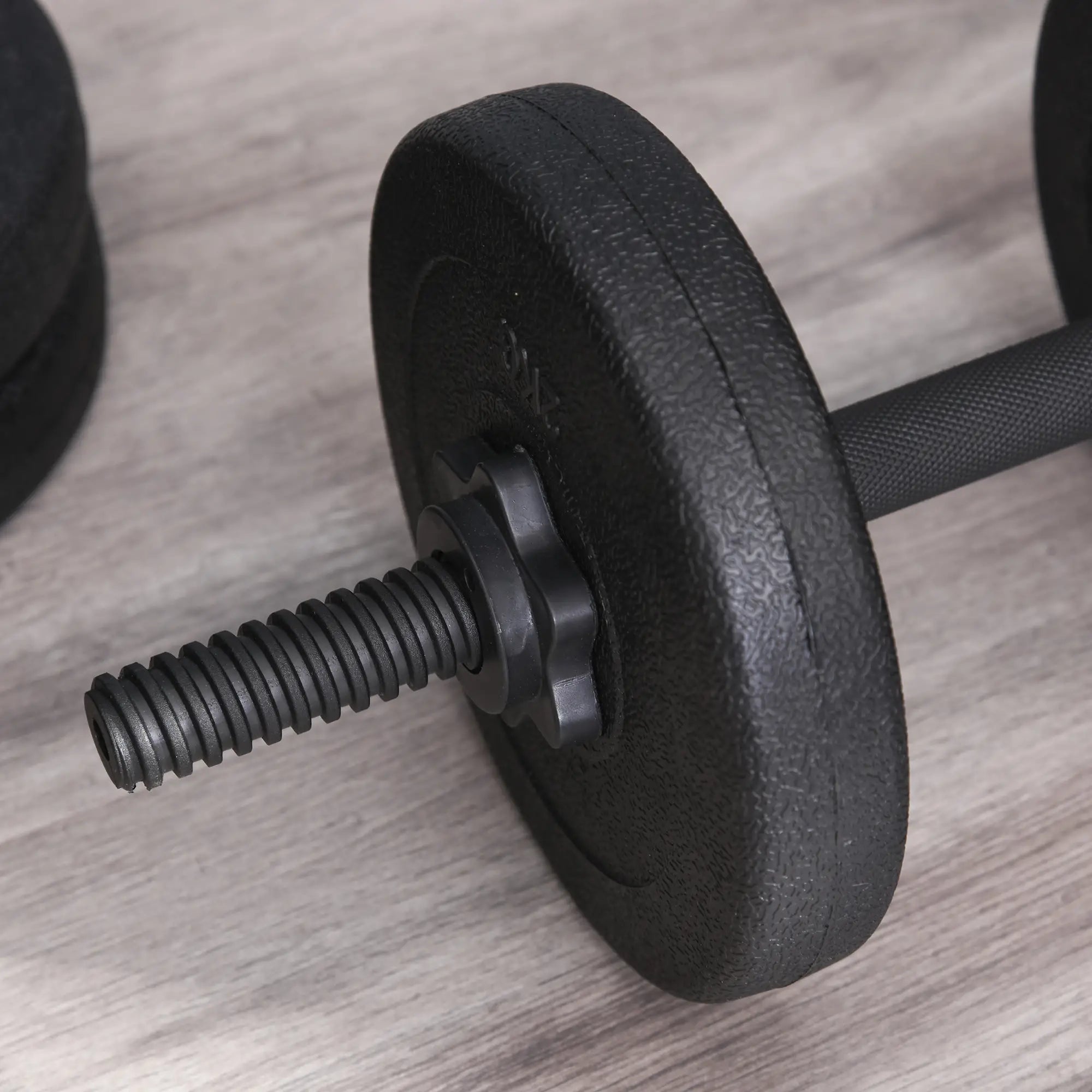 Adjustable 2 x 22lbs Dumbbell Set, Fitness Training, Black Dumbbells & Barbells at Gallery Canada