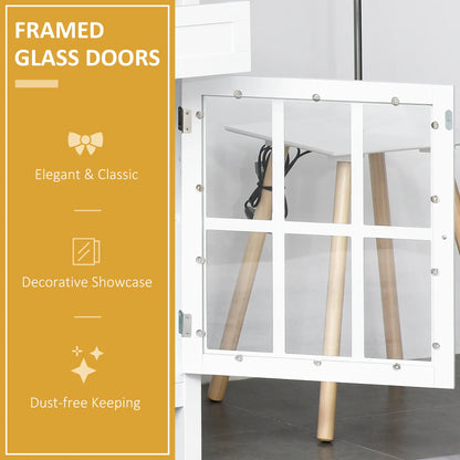 Kitchen Cart on Wheels, Utility Storage Island, Rubber Wood Top, White Kitchen Islands & Kitchen Carts at Gallery Canada