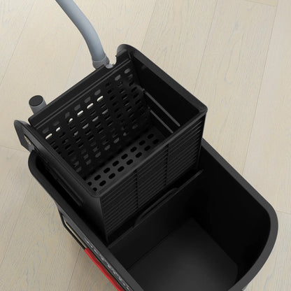 Compact Mop Bucket with Wringer, 5 Gallon, Black Household Supplies at Gallery Canada