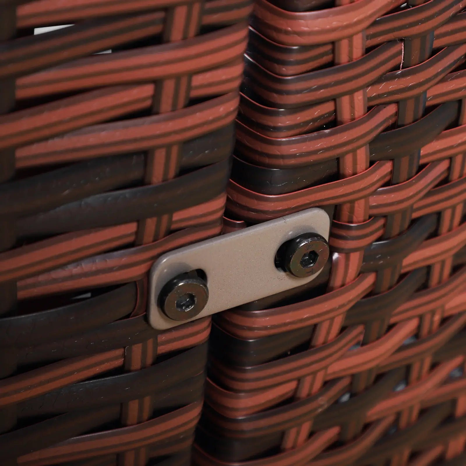 Outdoor Daybed with Canopy, PE Rattan Round Sofa, Light Blue Daybeds at Gallery Canada