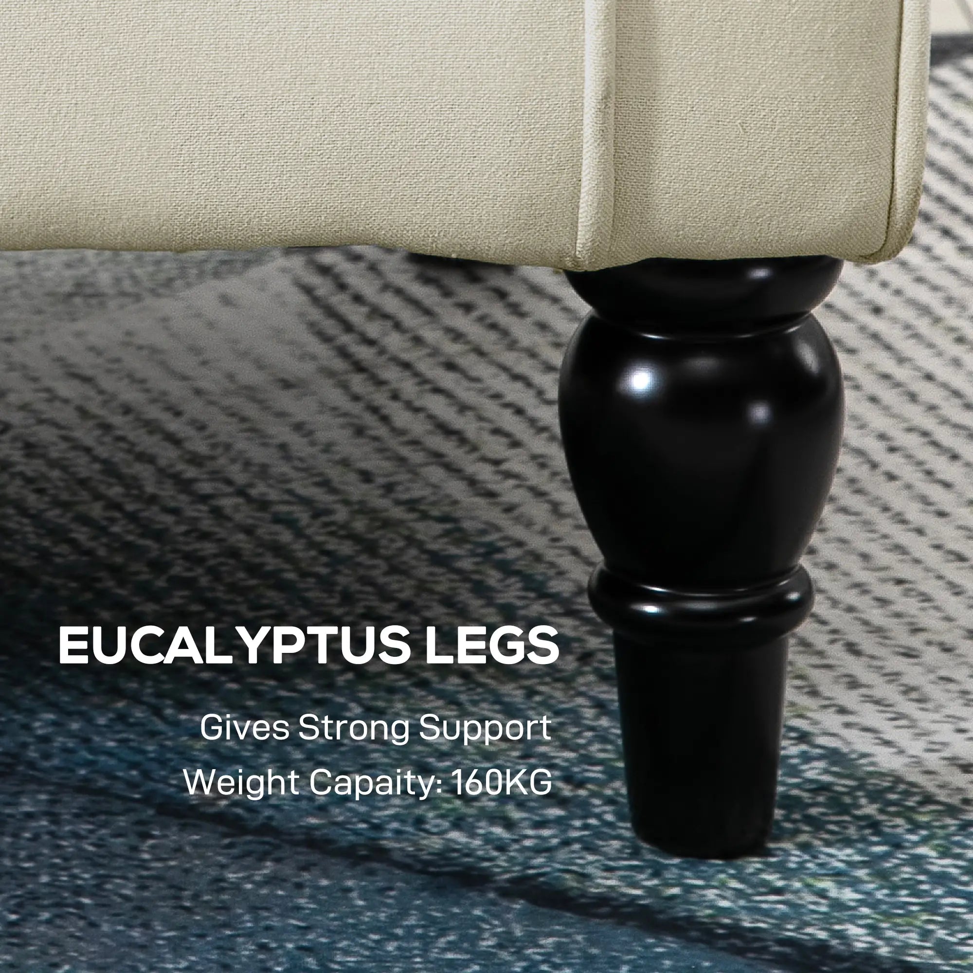 Fabric Accent Chair, Button Tufted Armchair, Upholstered Wingback Chair, White Accent Chairs at Gallery Canada