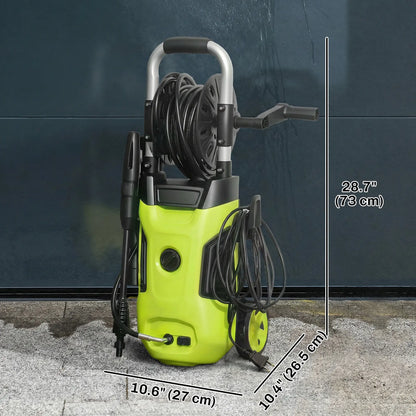 Electric Pressure Washer, 2176 PSI High Pressure Washer with 20 ft Outlet Hose, Adjustable Nozzle, 1.9GPM Power Washer Garden Accessories at Gallery Canada