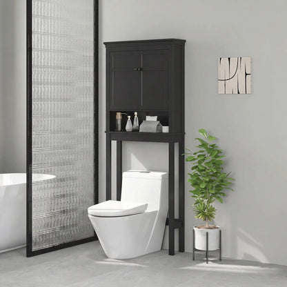 3-Tier Over Toilet Storage, Adjustable Shelf, Bathroom Laundry Bathroom Cabinets at Gallery Canada