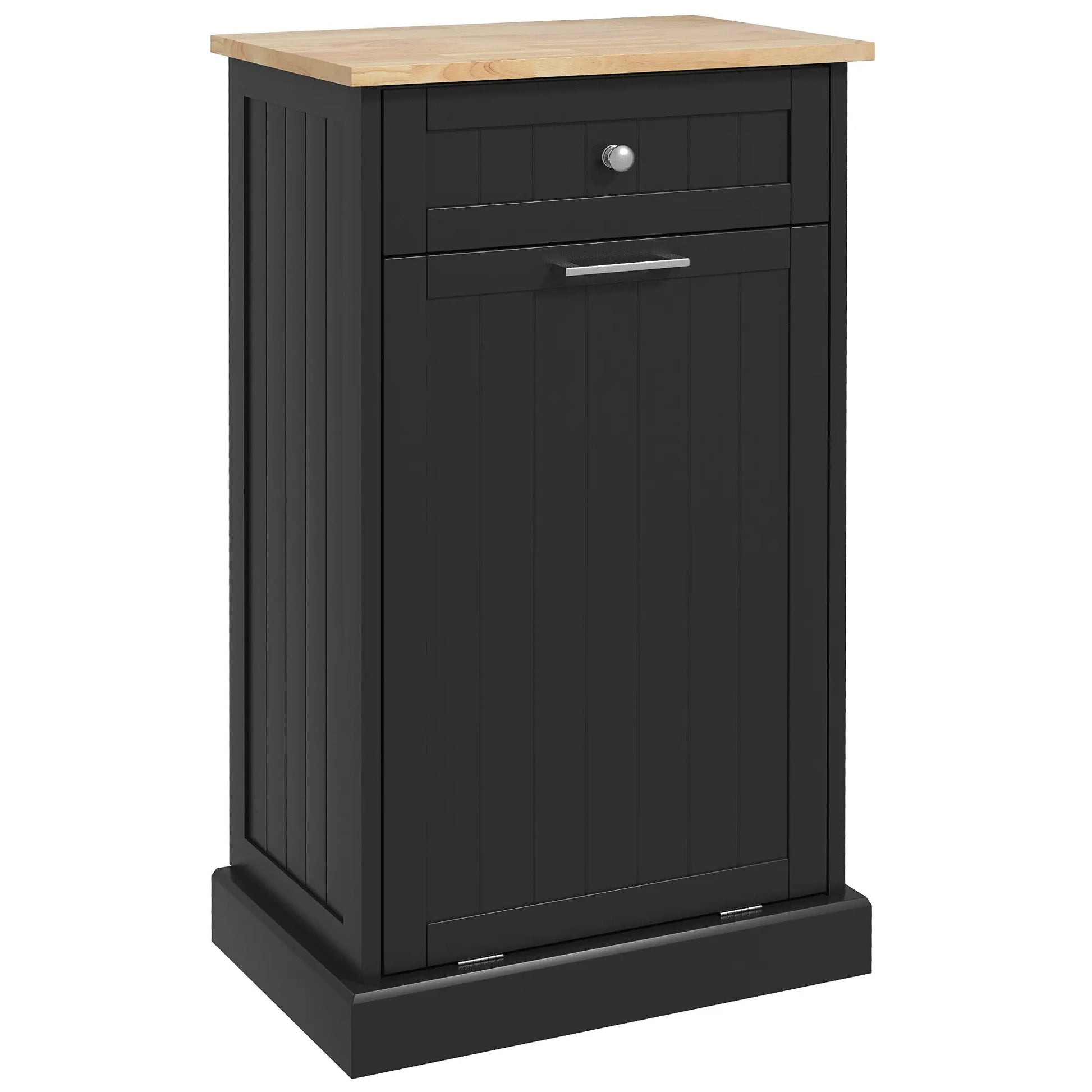 Kitchen Tilt Out Trash Bin Cabinet, Free Standing, Black Storage Cabinets at Gallery Canada