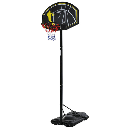 6.5'-10' Adjustable Basketball Hoop Stand, Outdoor for Kids Youth Adult
