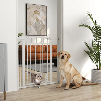30-41 Inch Extra Wide Pet Gate, Small Door, 42 Inch H, Extension Kit Pet Gates at Gallery Canada