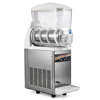Machine à slushy commerciale 507 Oz, argent