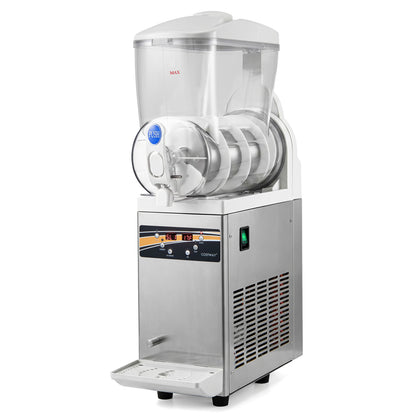 Machine à slushy commerciale 507 Oz, argent