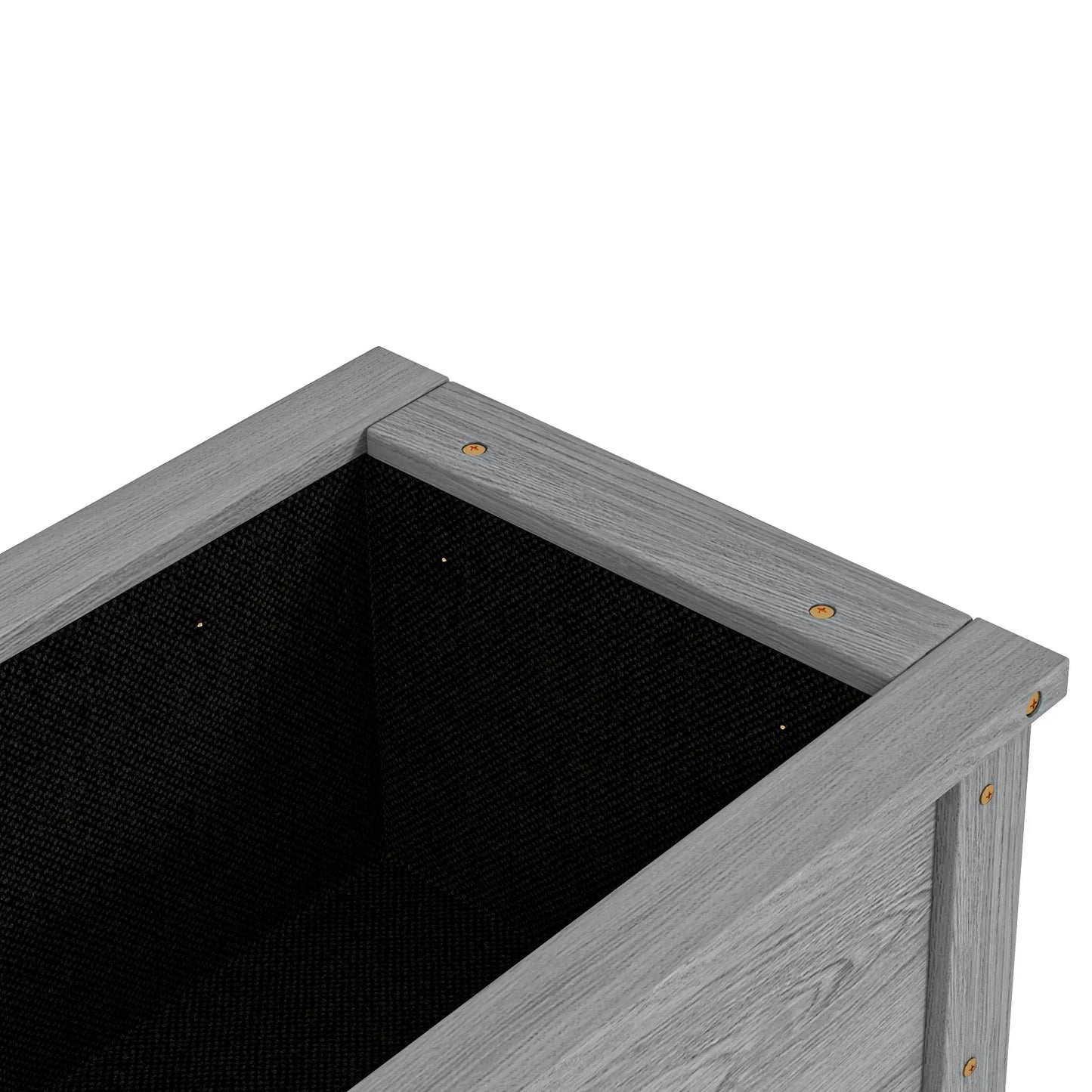 Elevated Planter Box with Storage, 36" x 16" x 32", Grey Raised Garden Beds at Gallery Canada