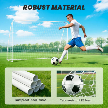 Soccer Goal, Soccer Net, 10 x 4 ft, White Soccer at Gallery Canada
