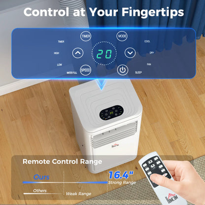 8000 BTU Portable AC, Dehumidifier, Remote, Timer, Window Kit, Cream Air Purifiers at Gallery Canada