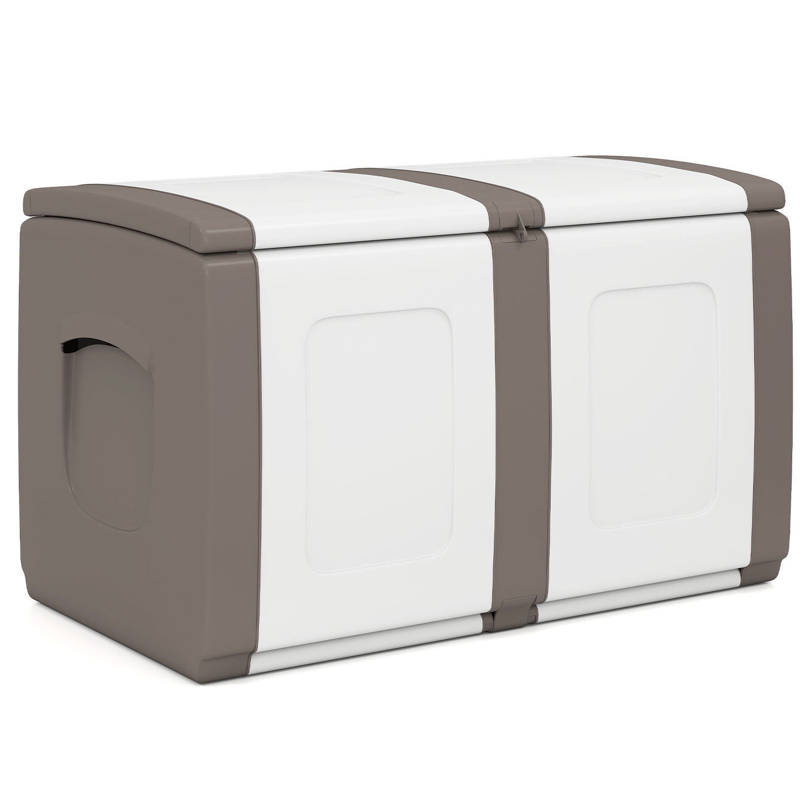 53 Gallon Patio Container, Lockable Lid, Beige Garden Tools at Gallery Canada