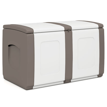 53 Gallon Patio Container, Lockable Lid, Beige Garden Tools at Gallery Canada