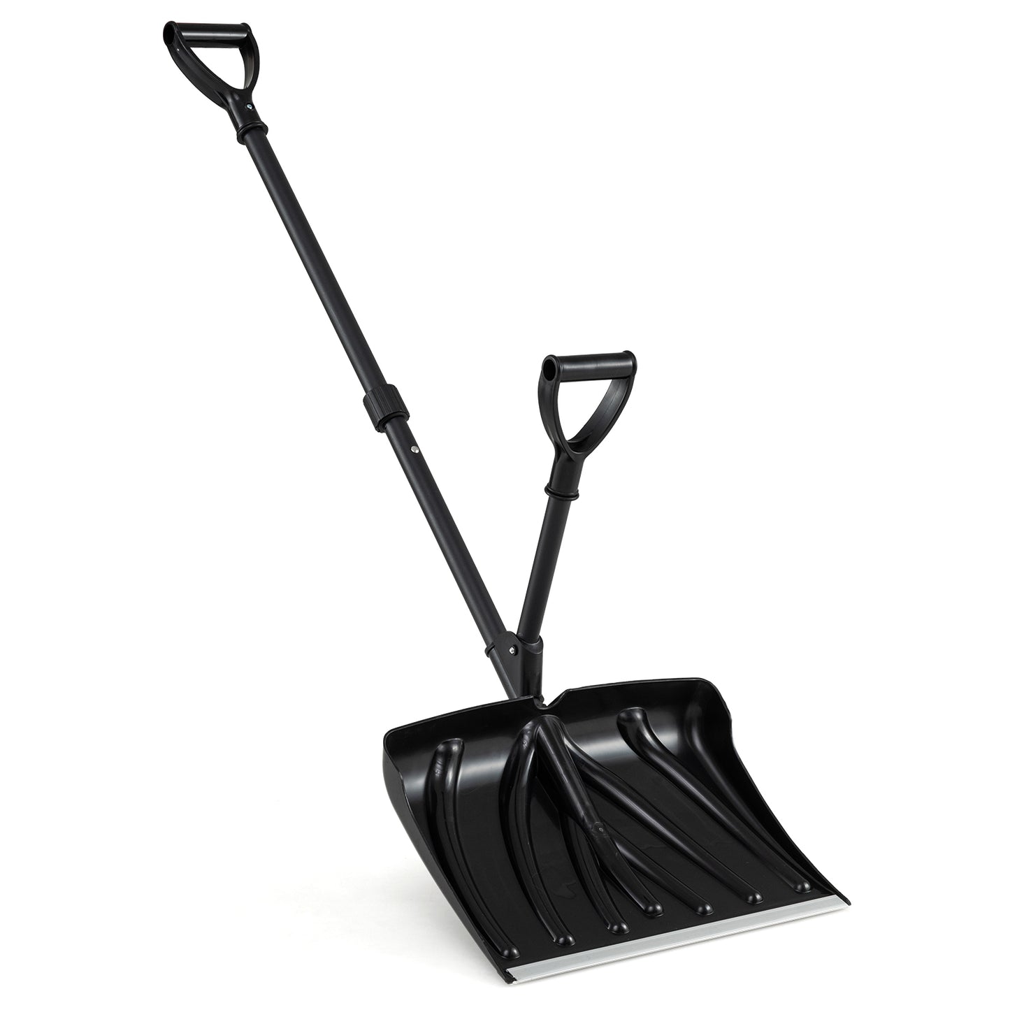 53 Inch Snow Shovel with Assist Handle for Driveway Car Garage Camping, Black Snow Removal Black at Gallery Canada