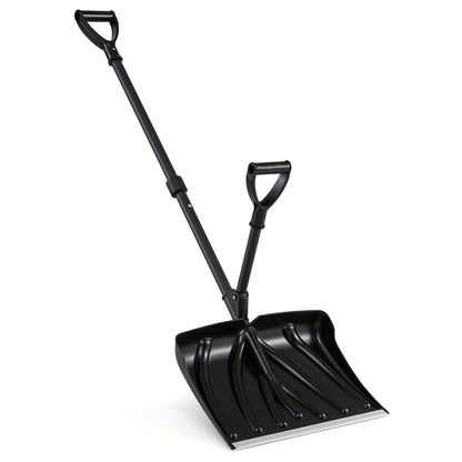 53 Inch Snow Shovel with Assist Handle for Driveway Car Garage Camping, Black Snow Removal Black at Gallery Canada