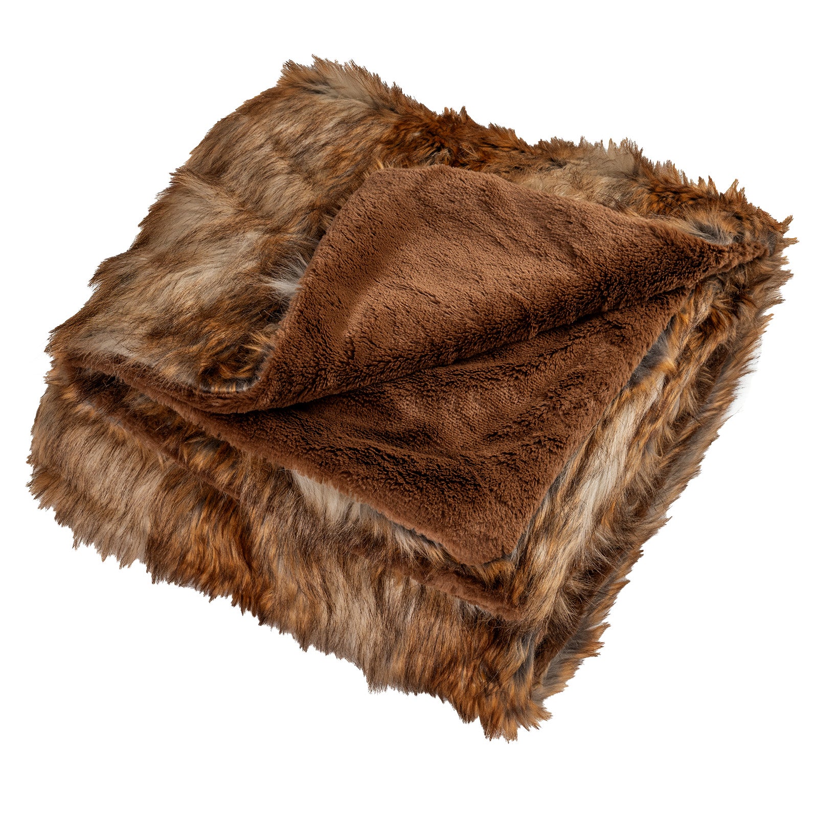 540GSM Soft Plush Fuzzy Luxury Faux Raccoon Fur Blanket for Bed-M, Golden Bedding at Gallery Canada