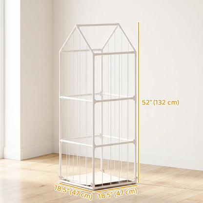 Stuffed Animal Storage Organizer, Waterproof Bottom, 47x47x132cm, no color