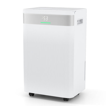 54 Pints Dehumidifier, 4500 Sq.Ft, White Dehumidifiers at Gallery Canada