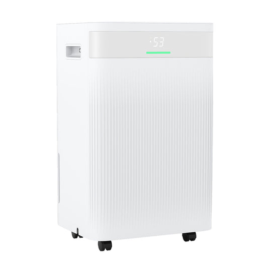 54 Pints Dehumidifier, 4500 Sq.Ft, White Dehumidifiers White at Gallery Canada
