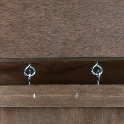 Wooden Indoor Rabbit Hutch, Elevated Bunny Cage with Wheels, Brown Rabbit Hutch at Gallery Canada