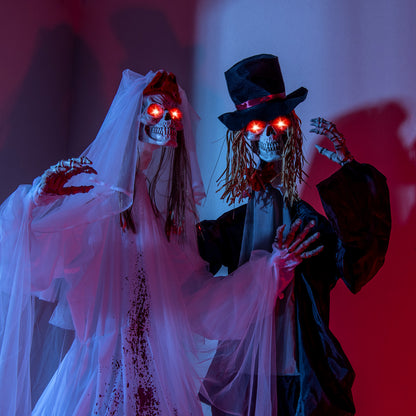 Halloween Animatronic Standing Bride, 7.2 FT Haunted House Decoration Halloween at Gallery Canada