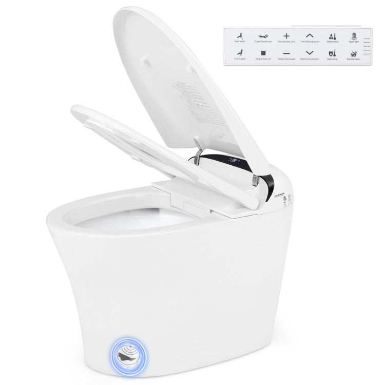 5-Piece Bathroom Suite, Toilet Cabinet, Bidet, Sink, Floor Cabinet, Dryer, White Floor Cabinets at Gallery Canada