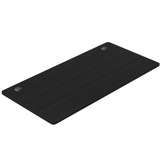 Universal Tabletop, 58" x 28", For Standard And Standing Desk Frame, Black