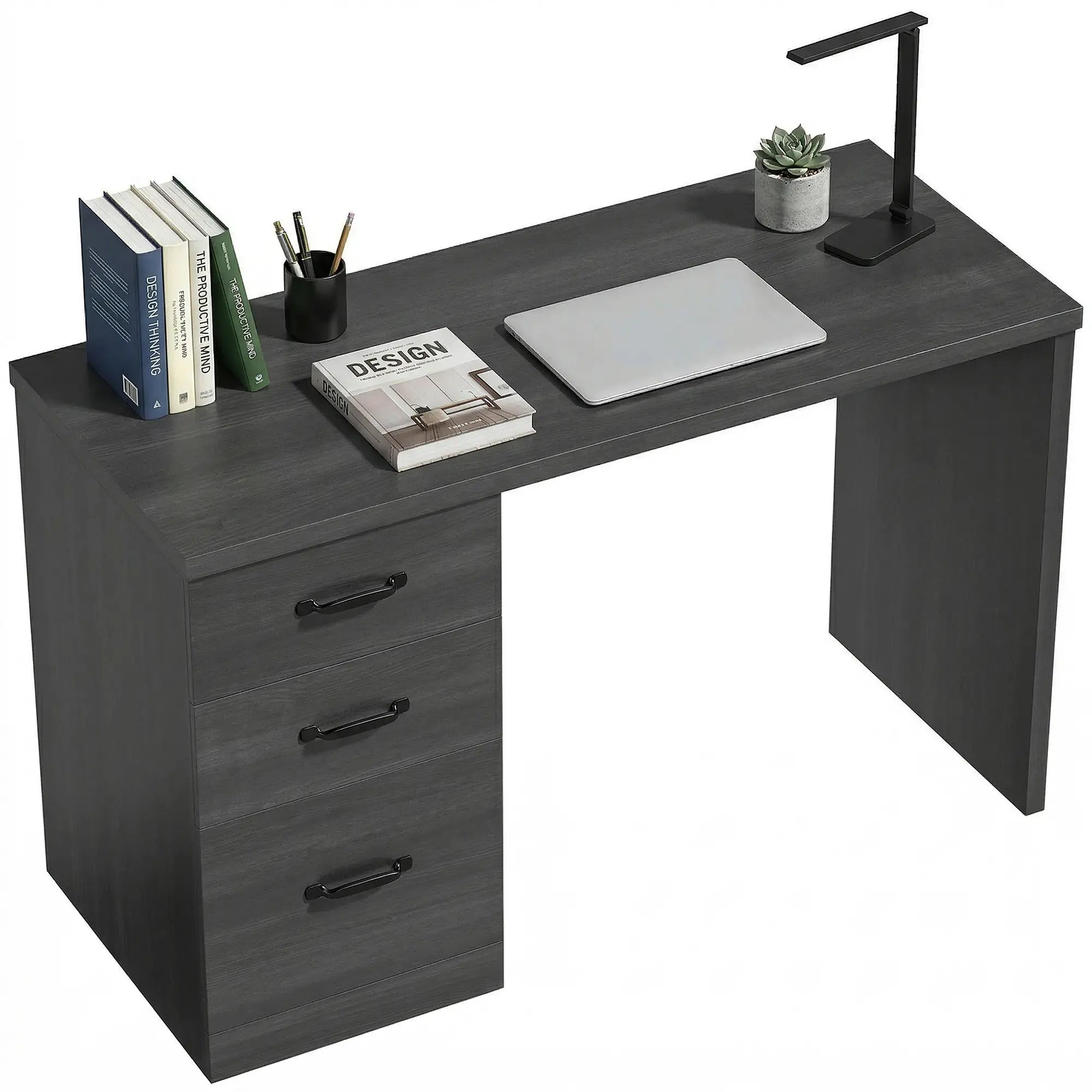 Computer Desk With 3 Drawers, 47