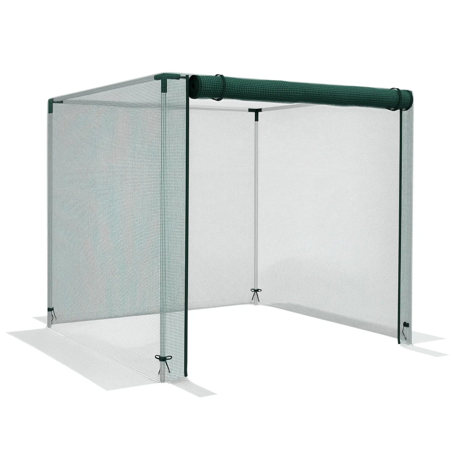 Galvanized Steel Crop Cage, Plant Protection Tent, 4' x 4', Green Walk In Greenhouses at Gallery Canada